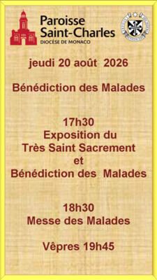 Bénédiction des Malades