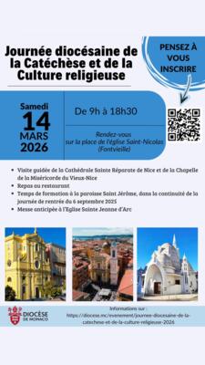 Journée diocésaine de la Catéchèse et de la Culture religieuse 2026