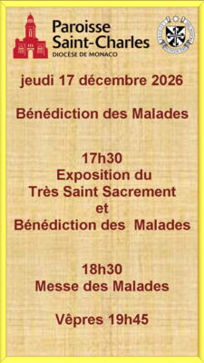 Bénédiction des Malades
