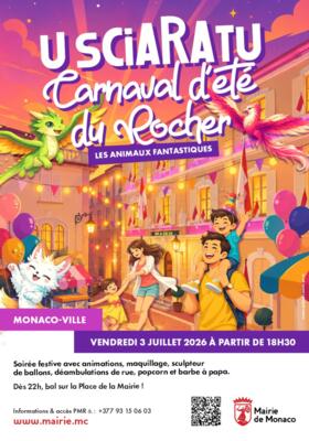 U Sciaratu, le Carnaval d'été du Rocher