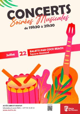 Soirées Musicales Estivales - Baletti Coco Beach