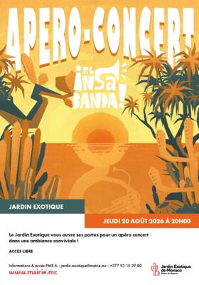 Apéro-concert au Jardin Exotique