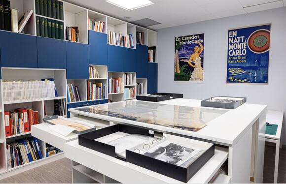 Visite commentée de l'Institut audiovisuel de Monaco
